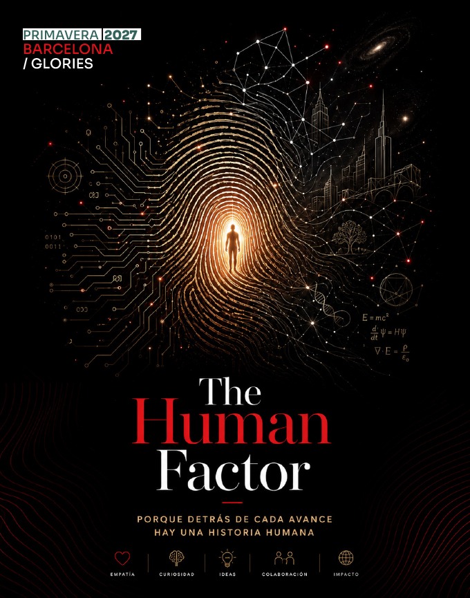 TEDxGlòries — The Human Factor, 8 de abril de 2027, Antiga Fàbrica Estrella Damm, Barcelona